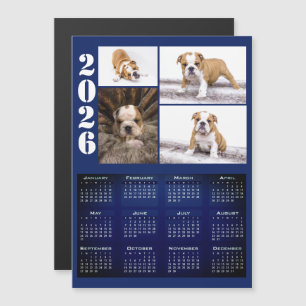 Jahreskalender 2026 Hund Haustier 4 Foto Collage M Magnetkarte