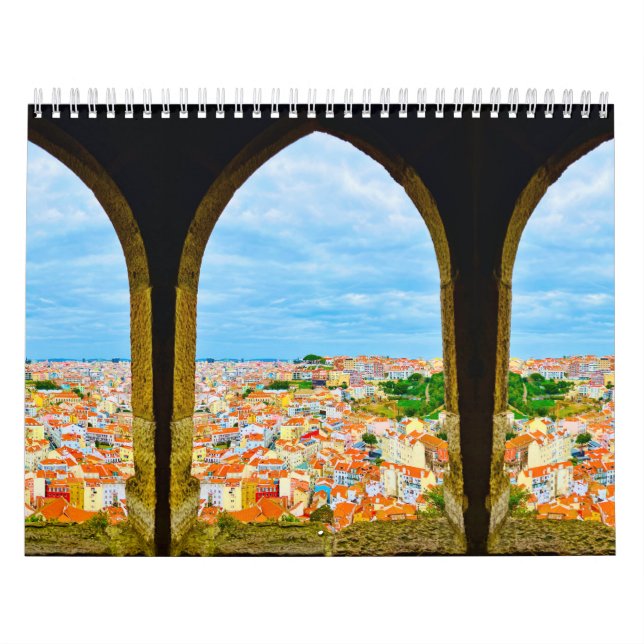 Jahreskalender Lissabon, Europa-Kalender Kalender (Titelbild)