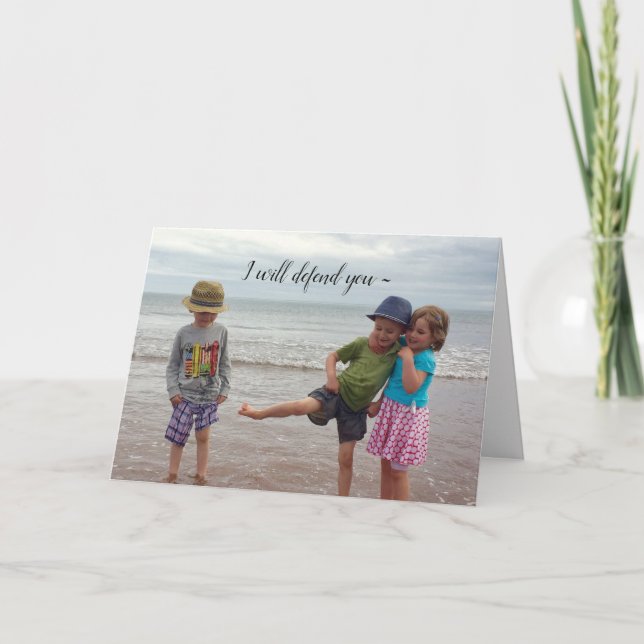 JAHRESKARTE VERTEIDIGEN DANKESKARTE (Vorderseite)