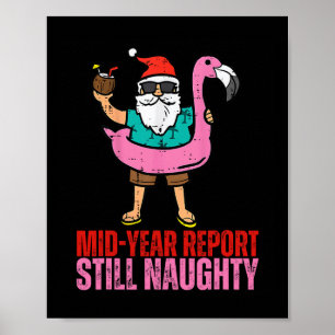 Jahresmitte-Bericht Immer noch unartig Weihnachten Poster