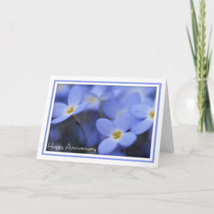 Jahrestag - Bluettes Gruß-Karte Karte