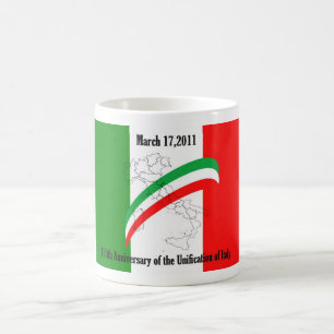Jahrestag der Vereinigung Italiens Tasse