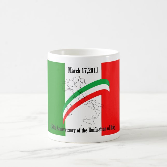 Jahrestag der Vereinigung Italiens Tasse (Mittel)
