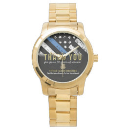 Jahrestag des Eintrittstipendiums der "Blue Line"- Armbanduhr