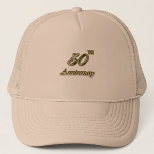 Jahrestag des Gold50. Truckerkappe