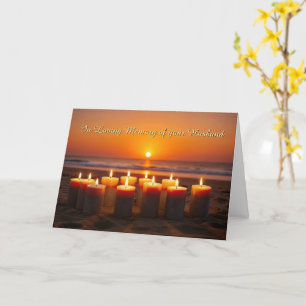 Jahrestag des Todes des Ehemanns Gedenken C Karte