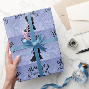 Jahrestag Geschenkpapier