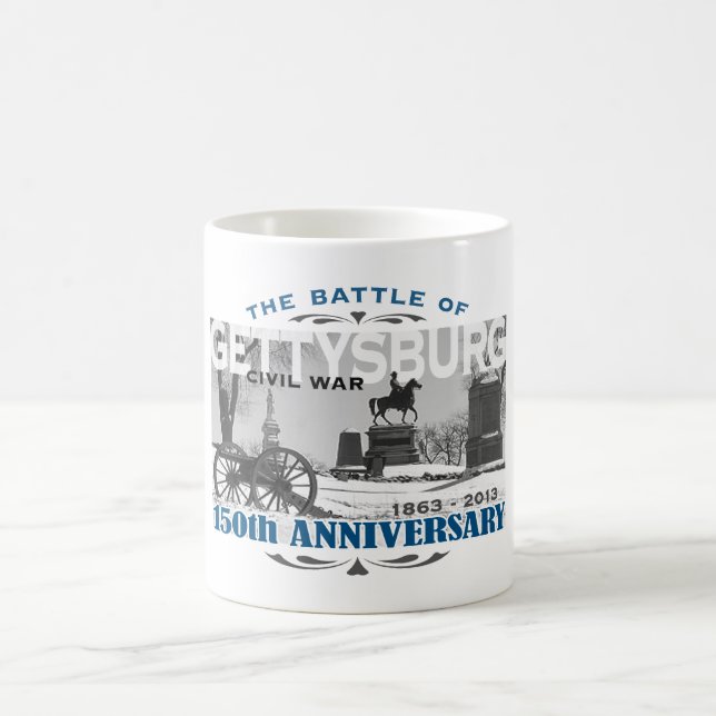 Jahrestag Gettysburg-Kampf-150 Tasse (Mittel)