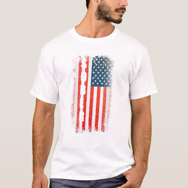 Jahrestag Nüchtern Amerikanisch T-Shirt (Vorderseite)