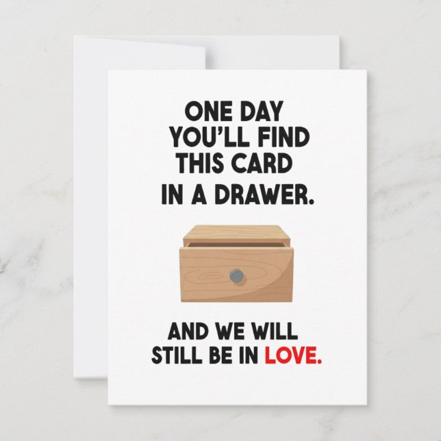 Jahrestag- und Valentinsgeschenk für Freund Feiertagskarte (Vorderseite)