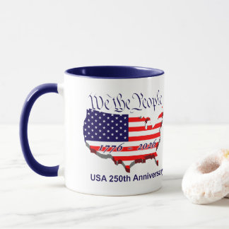 Jahrestag USA 250. Tasse