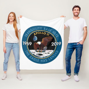 Jahrestags-Auftrag-Flecken-Insignien Apollo 11 50. Fleecedecke
