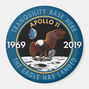 Jahrestags-Auftrag-Flecken-Insignien Apollo 11 50. Magnet