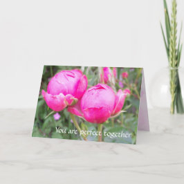 Jahrestags-Rosenkarte Karte