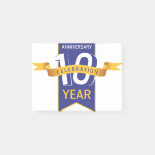 Jahrestagsfeier Post-it Klebezettel