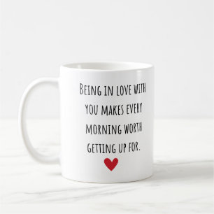 Jahrestagsgeschenk für die Liebe zu dir Kaffeetasse