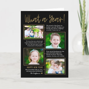 Jahresübersicht Editierbare Farbe Neujahrskarte Feiertagskarte