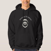 Jahreszeit der Güte Minimal Santa Hoodie