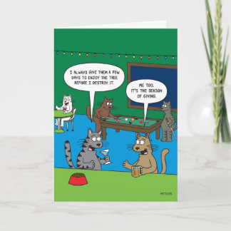 Jahreszeit frohe Weihnachten geben Karte