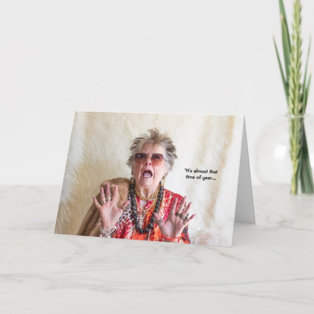 Jahreszeit für die Niedliche Urlaubsflugkarte Karte (Vorderseite)