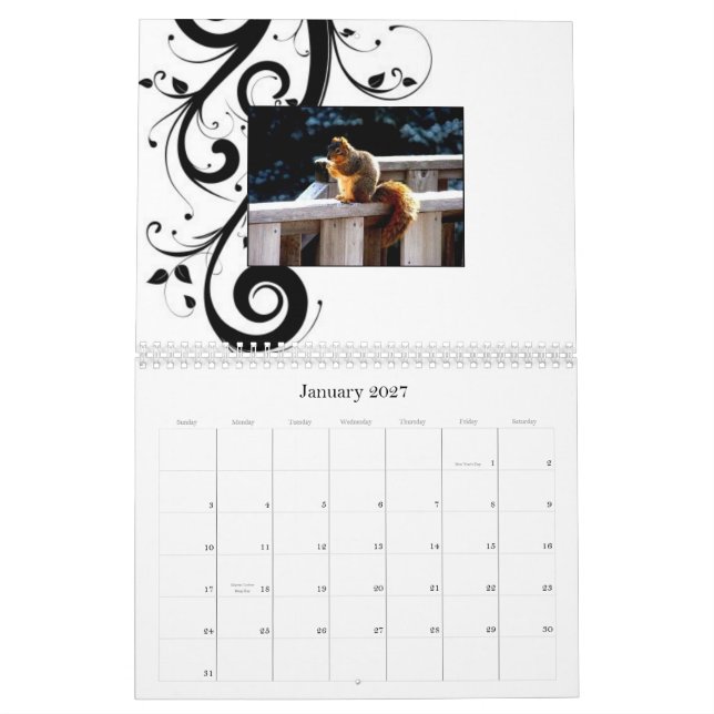 Jahreszeit-Kalender Kalender (Jan 2027)