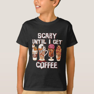 Jahreszeit Latte Fall Halloween Beängstigend, bis T-Shirt
