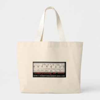 Jahreszeiten der Liebe-Skizze-Tasche Jumbo Stoffbeutel