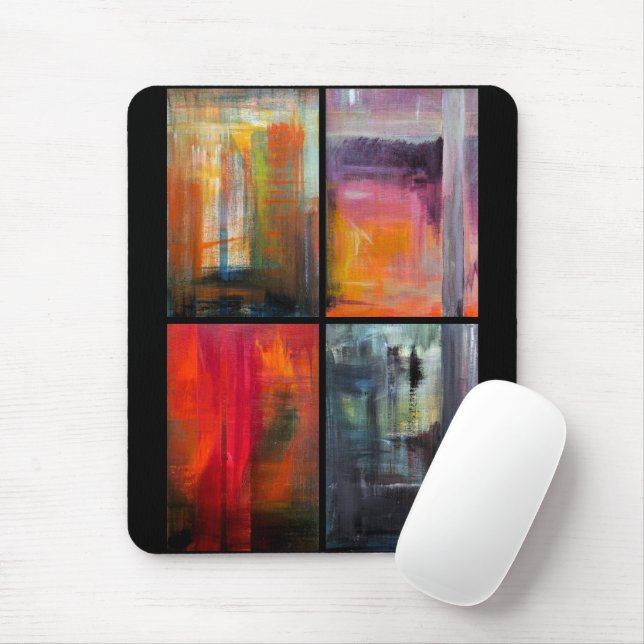 Jahreszeiten Gemälde von Alfred Fox Mousepad (Mit Mouse)