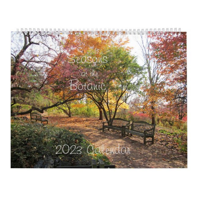 Jahreszeiten im Botanischen Kalender 2023 (Titelbild)