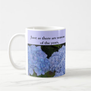 Jahreszeiten unserer Lives Hydrangeas Kaffeetasse