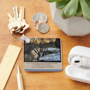 Jahreszeiten unseres Lebens Inspiration Schlüsselanhänger