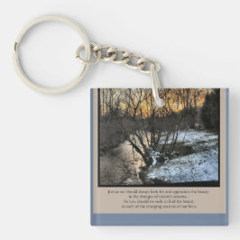 Jahreszeiten unseres Lebens Inspiration Schlüsselanhänger
