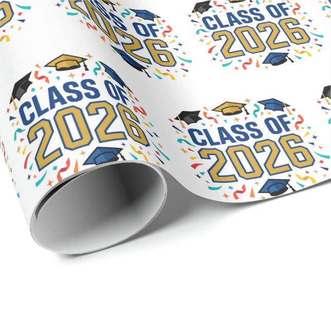 Jahrgang 2026 geschenkpapier (Rolleneckpunkt)
