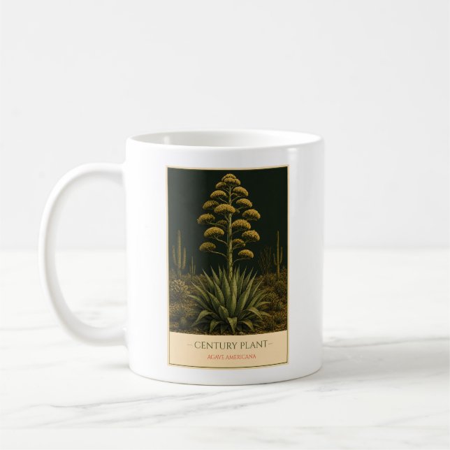 Jahrhundert Pflanze Kaffeetasse (Links)