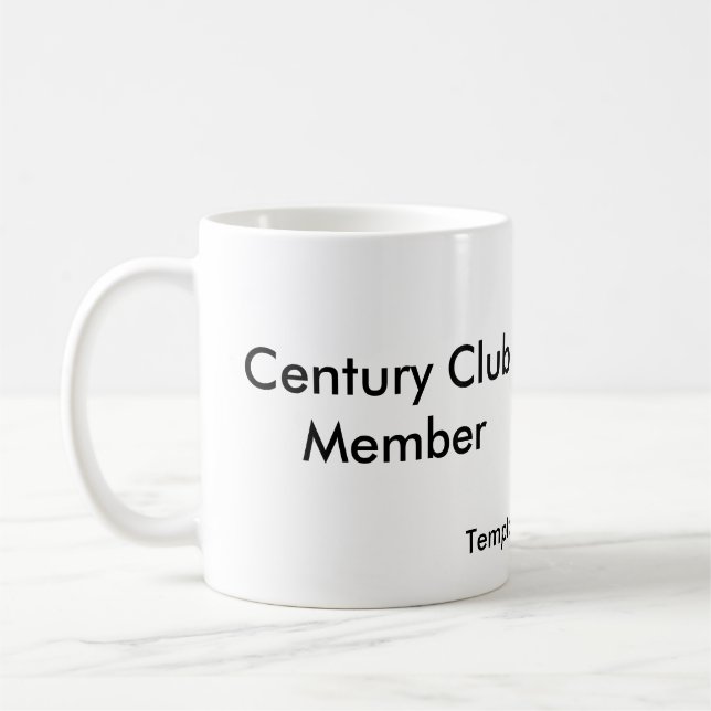 Jahrhundert-Vereinsmitglied Tasse (Links)