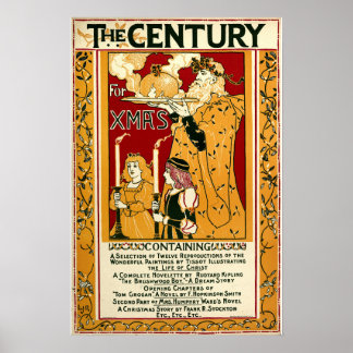 Jahrhunderts Weihnachten 1895 Cover by Rhead Poster