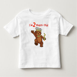 Jähriger königlicher Geburtstag des Bärn-2 Kleinkind T-shirt
