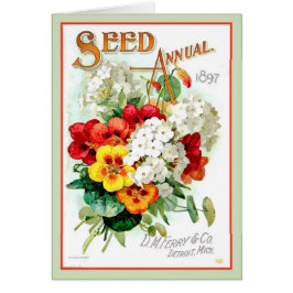 Jährliche Abdeckung für Vintages Saatgut, 1897