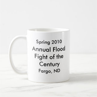 Jährliche Flut Fargo Kaffeetasse