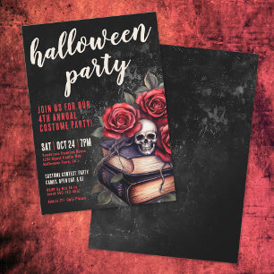 Jährliche Gothic-Halloween-Kostümparty Einladung