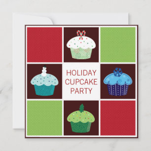 Jährliche Party Einladungen für Cupcake