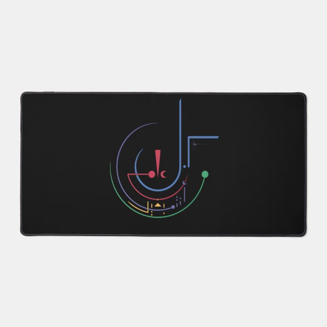 Jährliche Segnungen (Mitternacht) Schreibtischunterlage (Vorderseite)