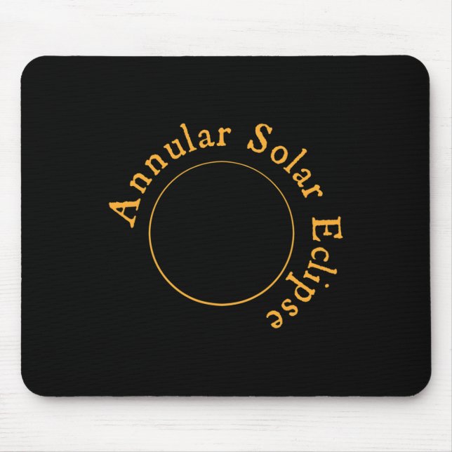 Jährliche Solarzelle Mousepad (Vorne)