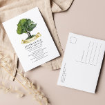 Jährliche Veranstaltung der Wiedersehen Watercolor Postkarte<br><div class="desc">Mit einem Aquarellbaum ist diese niedlich minimalistische Wiedersehen-Einladungs-Vorlage für Familien leicht zu gestalten und bereit,  in diesem Jahr Ihre Ansammlung-Details für die ganze Familie hinzuzufügen. Sie können auf den Button "Personalisieren" klicken,  um Ihr Wiedersehen-Ereignis hinzuzufügen.</div>