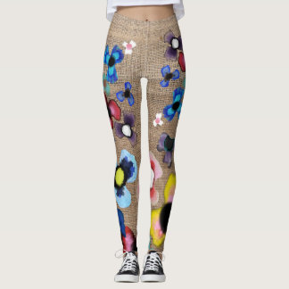 Jährliche Wirkung der Stiefmütterchen Leggings