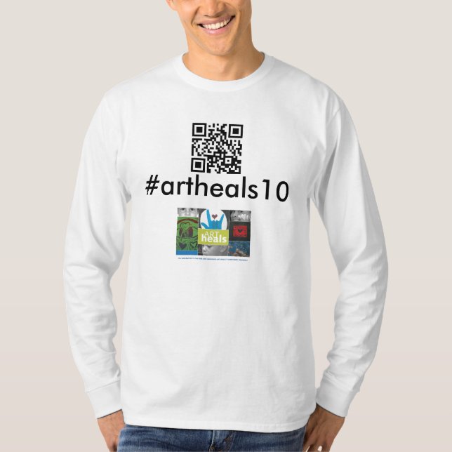 Jährlicher Geldbeschaffer #artheals10 freie T-Shirt (Vorderseite)