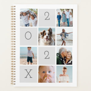 Jährlicher Planer des Foto-Sammelgitters