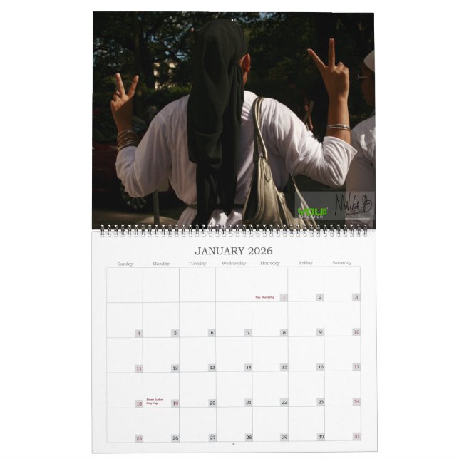 Jährlicher YRAC-Kalender von MalikaB [Neue Jahre 2 Kalender (Jan 2026)