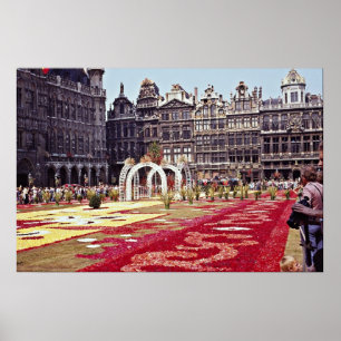 Jährliches Blumen-Festival am La-Grande Platz, Poster
