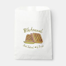 Jährliches Lebensmittelfestival Kubanisches Sandwi Geschenktütchen